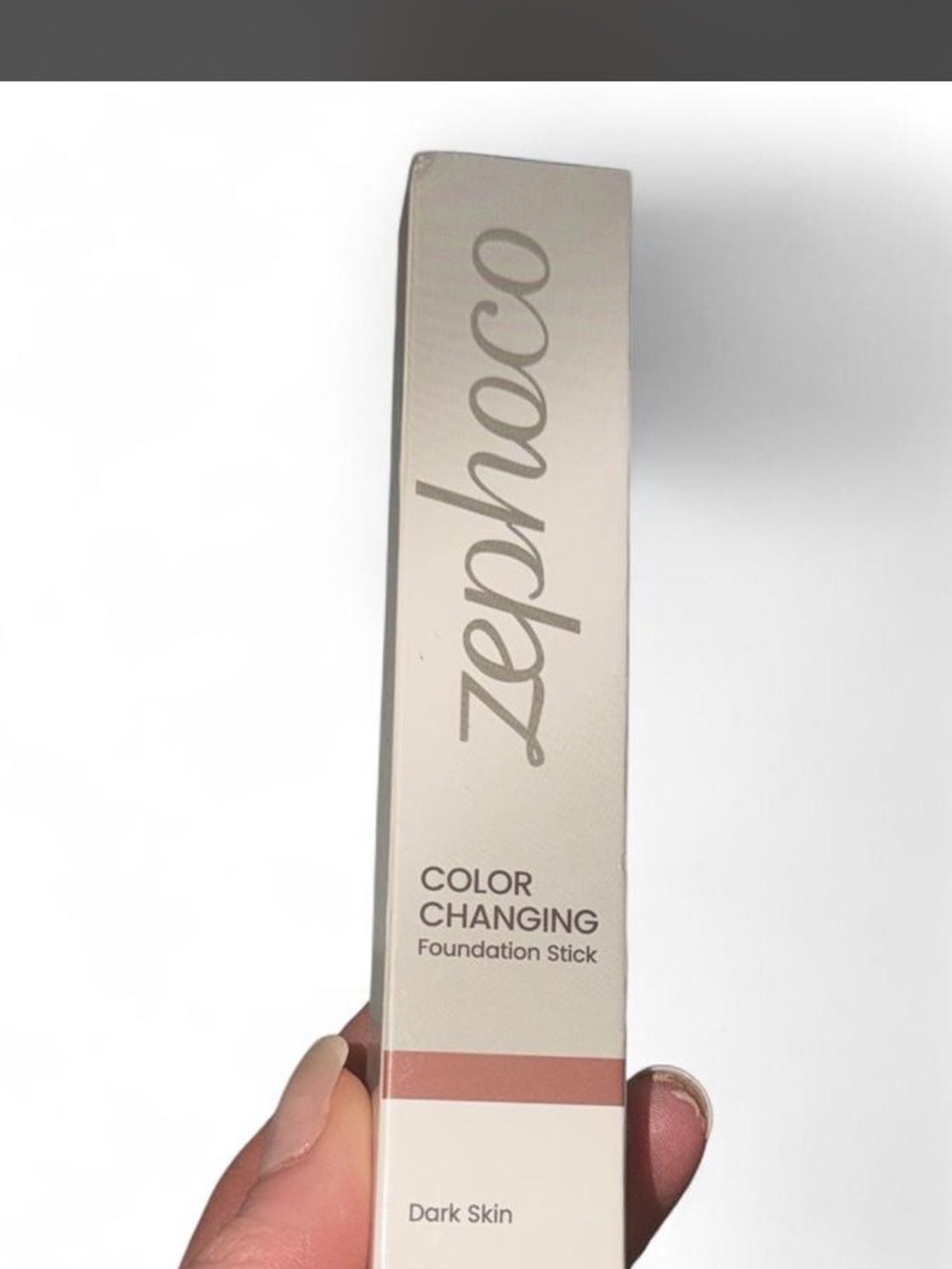 Zephoco Foundation Stick Box - Beige/White Packaging